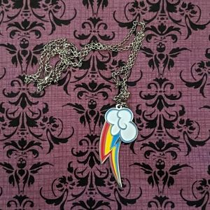 Rainbow dash necklace
